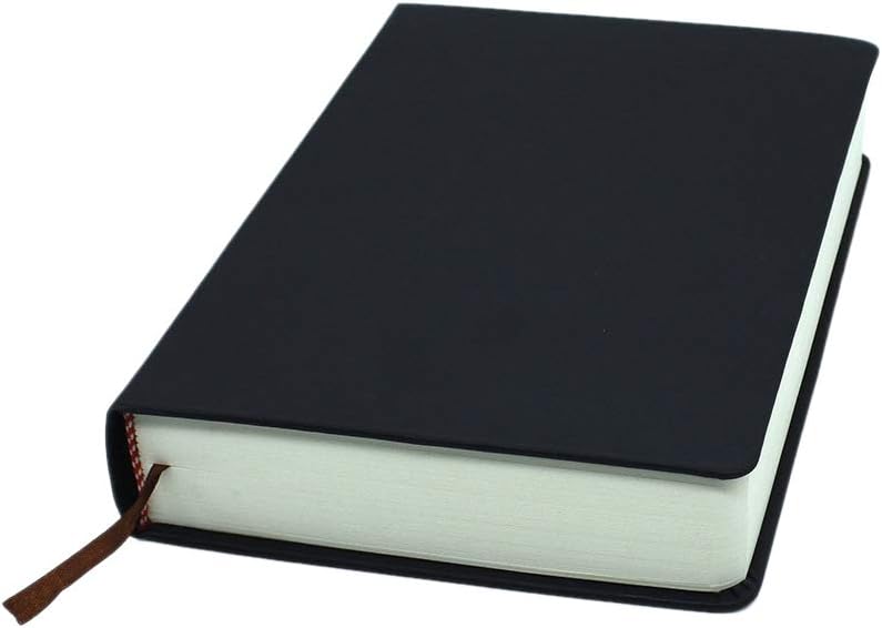 A5 Blank Notebook Leather Journal Hard Cover Thick Sketchbook 660 Pages 80gsm for Sketching Writing Plain Notebook