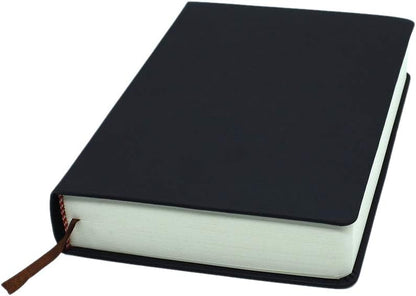 A5 Blank Notebook Leather Journal Hard Cover Thick Sketchbook 660 Pages 80gsm for Sketching Writing Plain Notebook